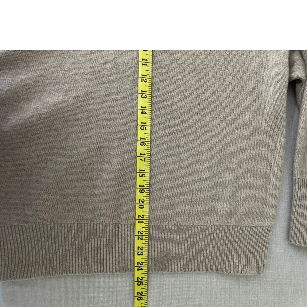 Outerknown Mockneck Cashmere/Wool Sweater Mens XS Tan/Oatmeal - Picture 8 of 8